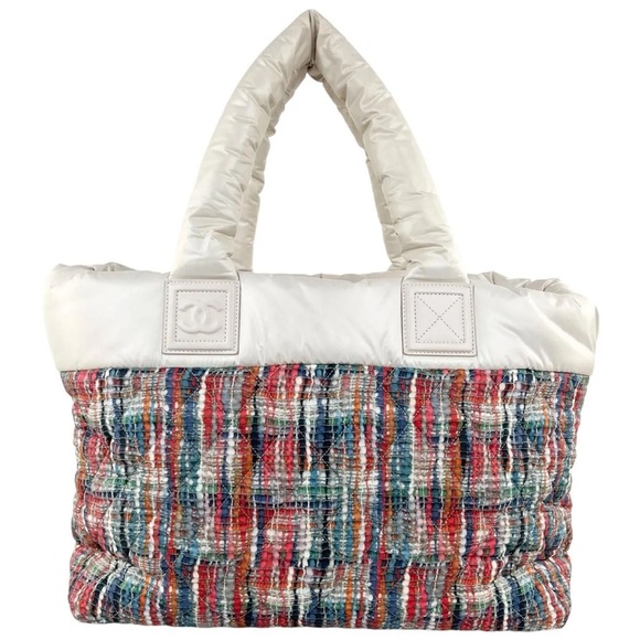 Auth CHANEL Cocoon Quilted Nylon Tote Bag **Rare** - Picture 2 of 9